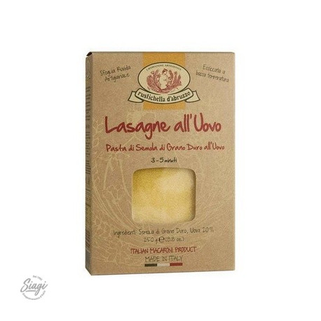 LASAGNES AUX OEUFS RUSTICHELLA 250 G