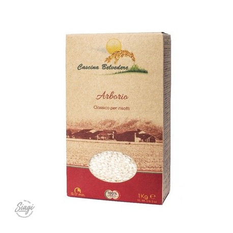 RIZ ARBORIO BTE CARTON BELVEDERE 1KG