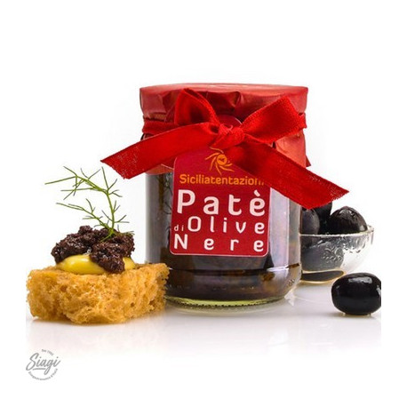 PATE OLIVE NOIRE 180G SICILIA T.