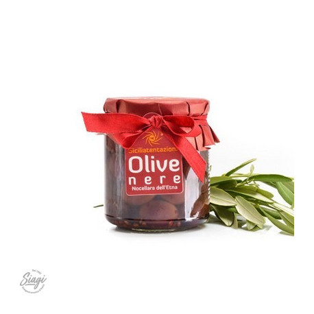 OLIVES NOIRES 270G SICILIA TENTAZIONI