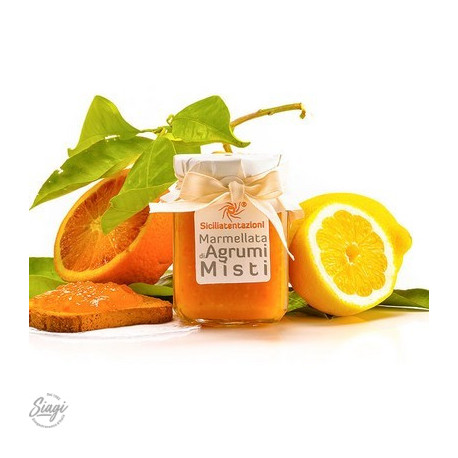 MARMELADE AGRUMES MIX 240G SICILIA T.