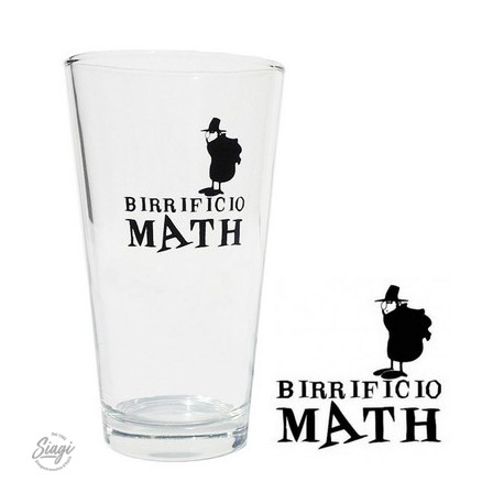 PACK DE 6 VERRES BIRRIFICIO MATH