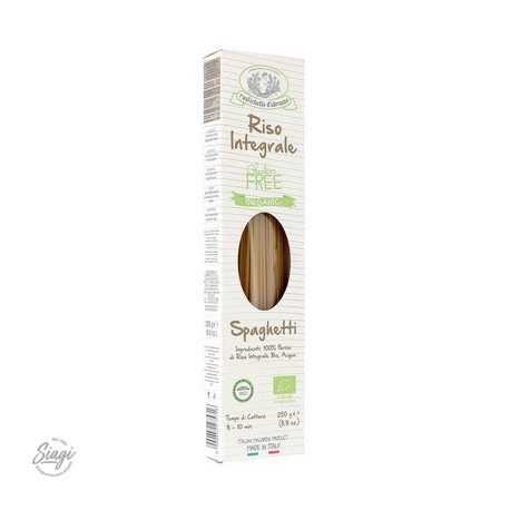 SPAGHETTI RISO INTEGRALE BIO RUSTICHELLA 250G