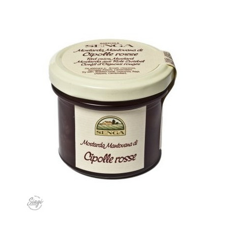 MOUTARDE OIGNONS ROUGES 120 G