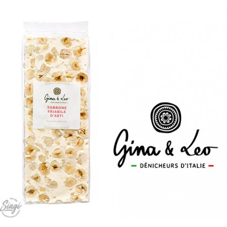 NOUGAT DUR NOISETTE 200G GINA&LEO