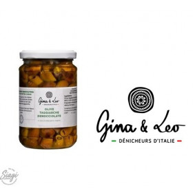 OLIVES TAGGIASCHE DENOY. 280 G GINA & LEO