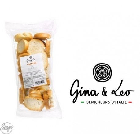 CROSTINI HUILE D'OLIVE 200G GINA & LEO