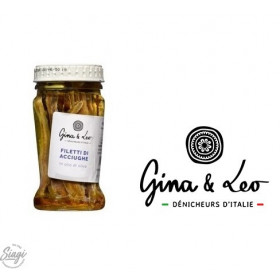 ANCHOIS HUILE OLIVE 95 G GINA & LEO