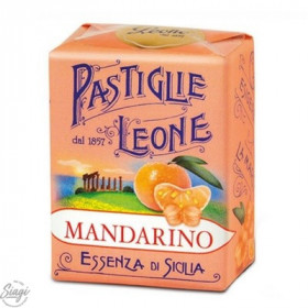 PASTILLES CARTON MANDARINE LEONE 30GR 