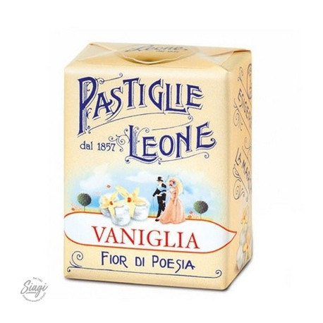 PASTILLES CARTON VANILLE LEONE 30GR 