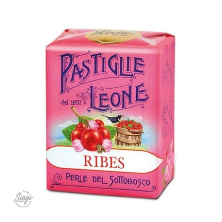 PASTILLES CARTON GROSEILLE LEONE 30GR 