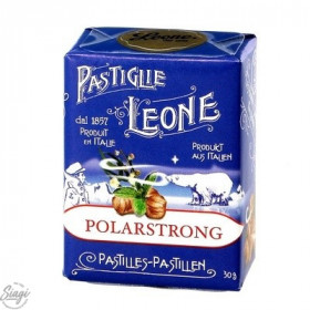 PASTILLES CARTON MENTHE FORT.LEONE 30G 