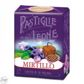 PASTILLES CARTON MYRTILLE LEONE 30GR 