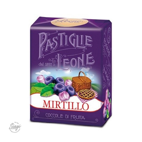PASTILLES CARTON MYRTILLE LEONE 30GR 