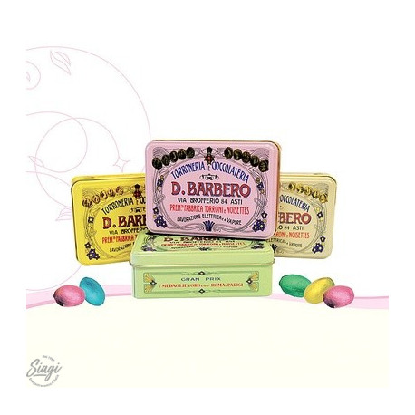 OEUFS MINI ASSORTIS BTE METAL 200 G BARBERO