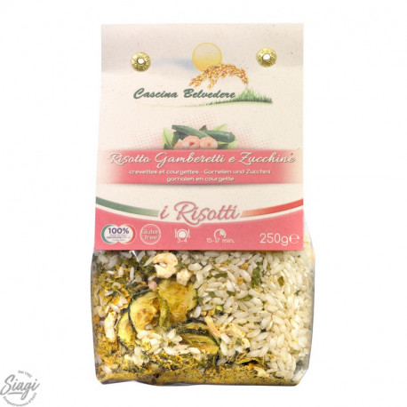 Risotto crevette courgette