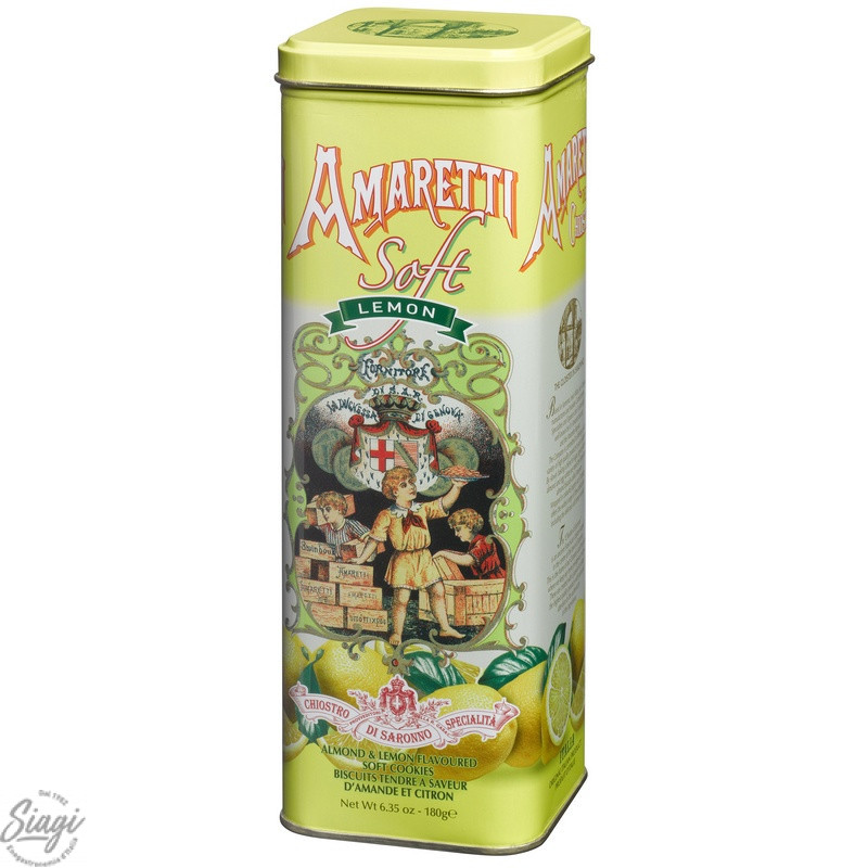 Amaretti au citron - Biscuit italien aux amandes parfumé au citron