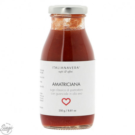 SAUCE POP AMATRICIANA TOMATE BACON 250G