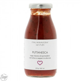 SAUCE POP PUTTANESCA OLIVE CAPRE 250G