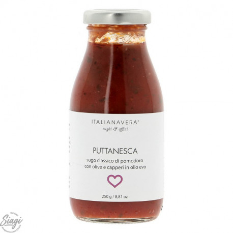 SAUCE POP PUTTANESCA OLIVE CAPRE 250G