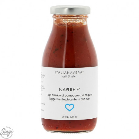 SAUCE POP NAPULE TOM. ORIGAN PIMENT 250G