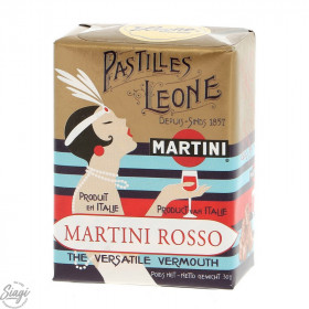 PASTILLES CARTON MARTINI ROSSO LEONE 30GR 