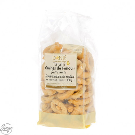 TARALLI ARTISANAUX FENOUIL 300G DANIELI