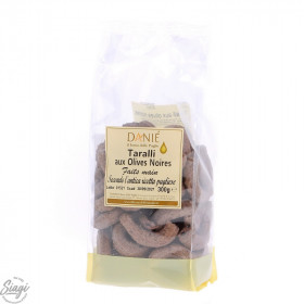 TARALLI OLIVES NOIRES 300G DANIELI 