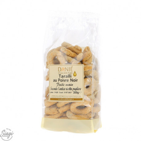 TARALLI POIVRE NOIR 300G DANIELI