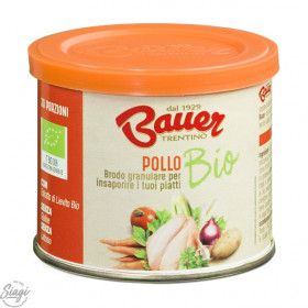BOUILLON CUBE BIO POULET 6*10 G BAUER