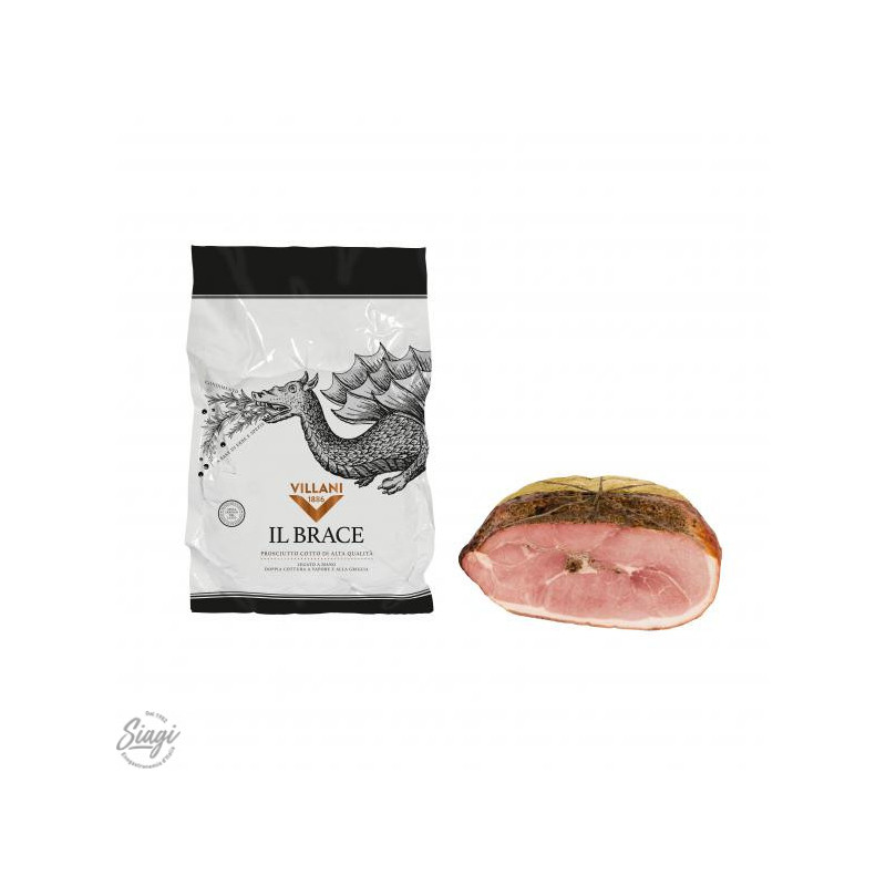 Jambon blanc frotté d'épices Tandoori et braisé 