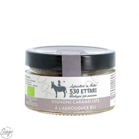 OIGNON CARAMELISE AIGRE DOUCE BIO 170 G