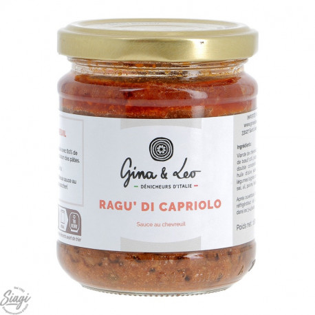 SAUCE AU CHEVREUIL GINA&LEO 180 G