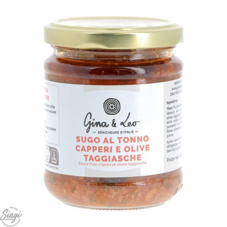 SAUCE AU THON GINA&LEO 180 G