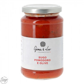 SAUCE TOMATE OLIVE 340 G GINA&LEO