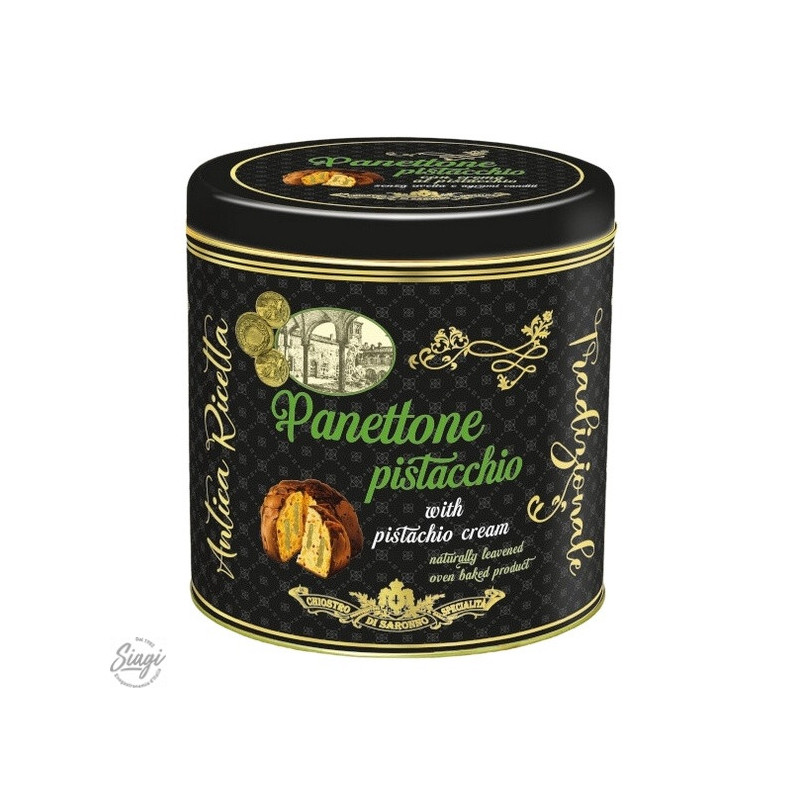 PANETTONE PISTACHE BTE METAL LUXURY EDITION 750G - Siagi