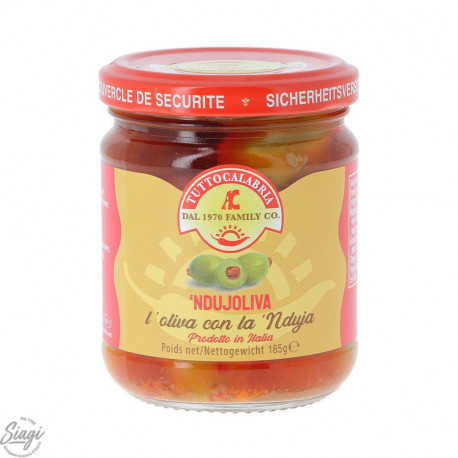 OLIVES NDUJA TUTTOCALABRIA 185G