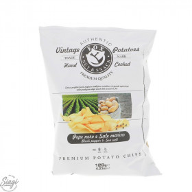 CHIPS POIVRE NOIR ET SEL MARIN 120 G