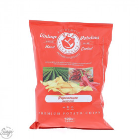 CHIPS POTATOES PIMENT 120 G