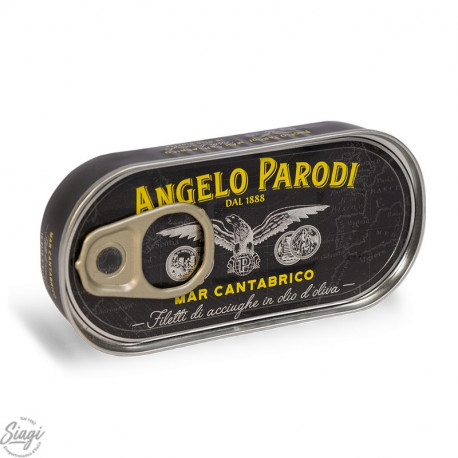 FILETS D'ANCHOIS HUILE D'OLIVE 50G ANGELO PARODI