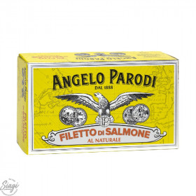 FILET DE SAUMON AU NATUREL 120G ANGELO PARODI