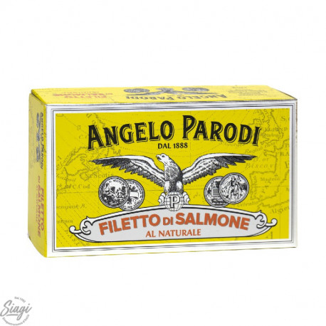 FILET DE SAUMON AU NATUREL 120G ANGELO PARODI