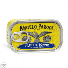 FILET DE THON A L'HUILE BOITE 125G ANGELO PARODI