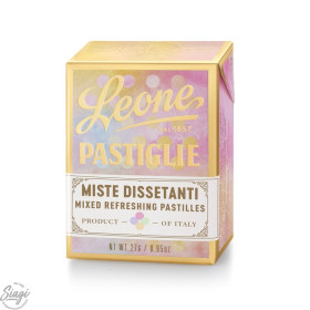 PASTILLES CARTON MIX FRUITS LEONE 27GR 