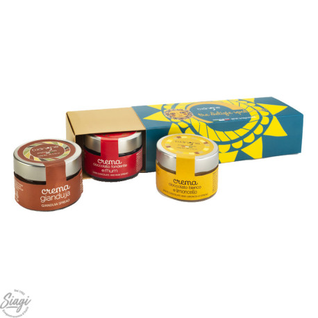 CREMES TRIO CHOCO RHUM LIMONCELLO 3x120G B.LANGHE