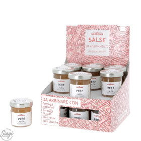 SALSA POIRE DISPLAY 18x50G LAZZARIS