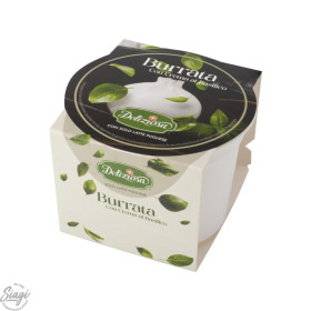 BURRATINA BASILIC POT 125G DELIZIOSA