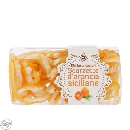 ECORCES ORANGE DE SICILE 160G