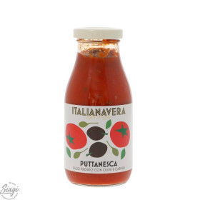 SAUCE POP PUTTANESCA OLIVE CAPRE 250G