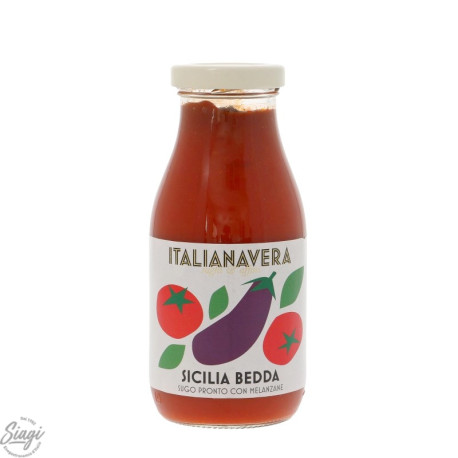 SAUCE POP BEDDA TOMATE AUBERGINE 250G